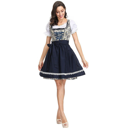 Damen-Dirndl mit abnehmbarer Schürze und femininem Schnitt