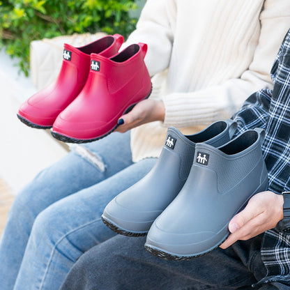 Wasserdichter Herren-Gummistiefel für nasse Wege und Regentage