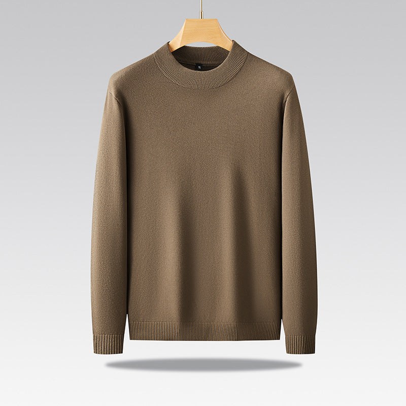 Men's Knit Sweater with Light and Soft Texture