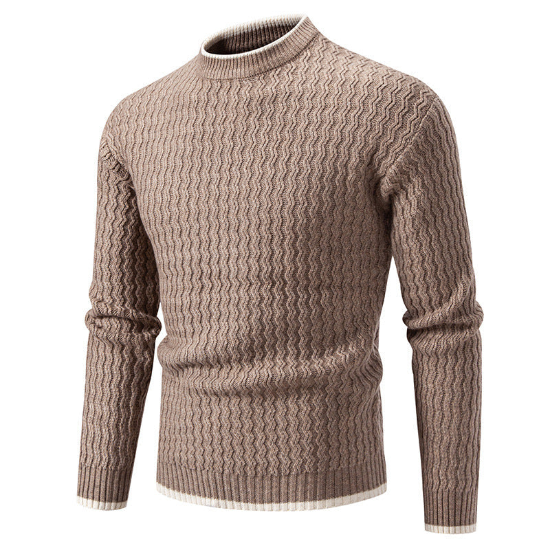 Men's Sweater Loose Fit Long Sleeve Solid Colors – Cotton Blend