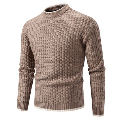 Men's Sweater Loose Fit Long Sleeve Solid Colors – Cotton Blend