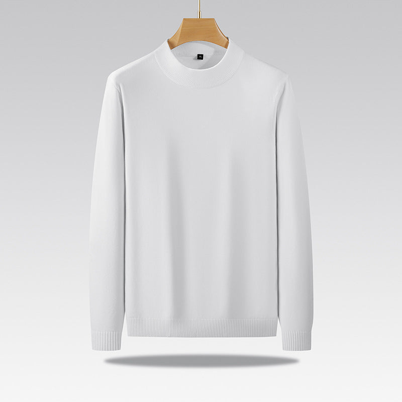 Men's Knit Sweater with Light and Soft Texture