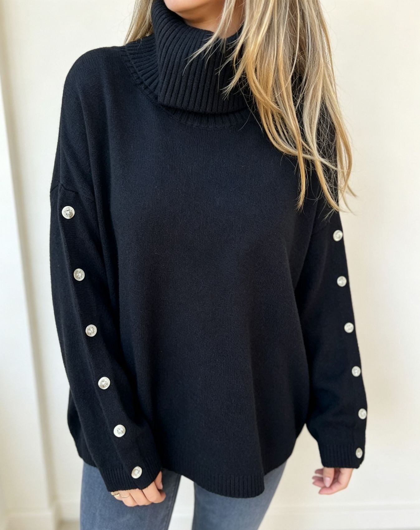 Weicher Damenpullover mit Rollkragen für gemütliche Alltagslooks