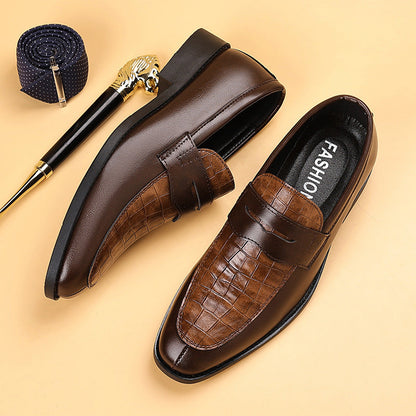 Herren Schuhe Monk-Strap Geprägtes Muster Slip-On