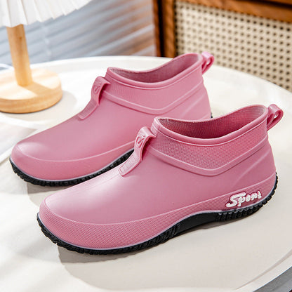 Damen Gummistiefel Mit Rutschfester Sohle