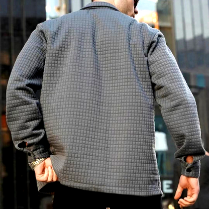 Men's Winter Jacket Made of Cotton with Warming Insulation