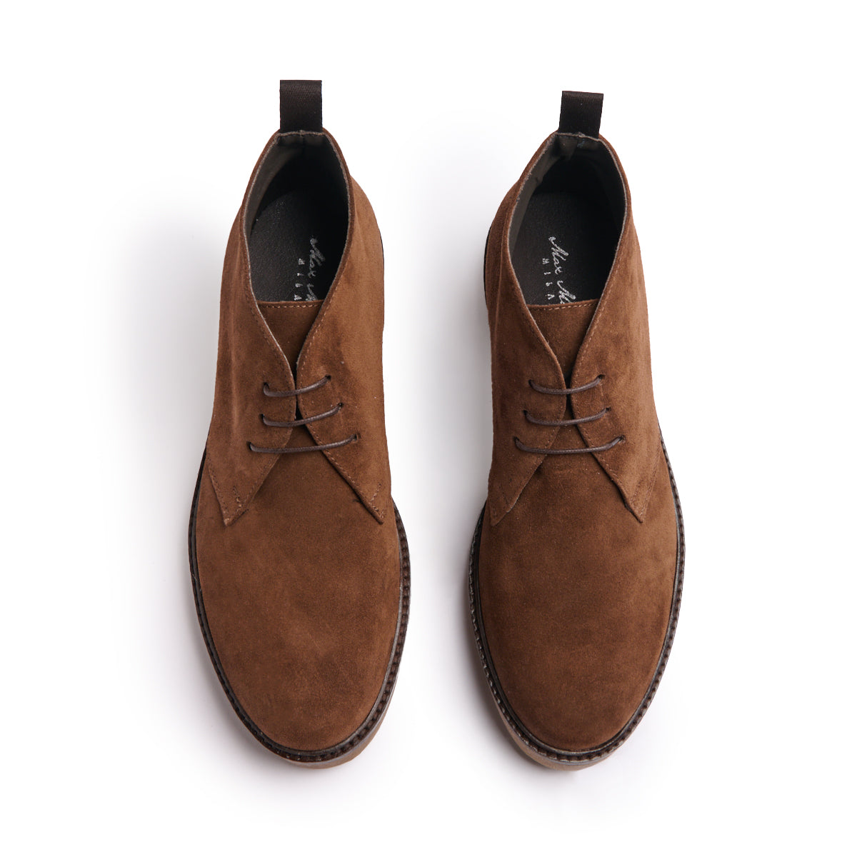 Herren Stiefeletten mit Wildleder-Optik und rutschfester Gummisohle