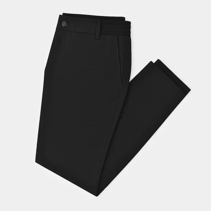 Men's stretch pants with elastic waistband and modern slim fit