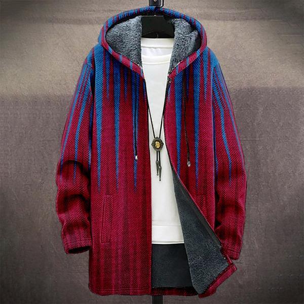 Damen Fleecejacke Mit Künstlerischem Print Für Den Herbst