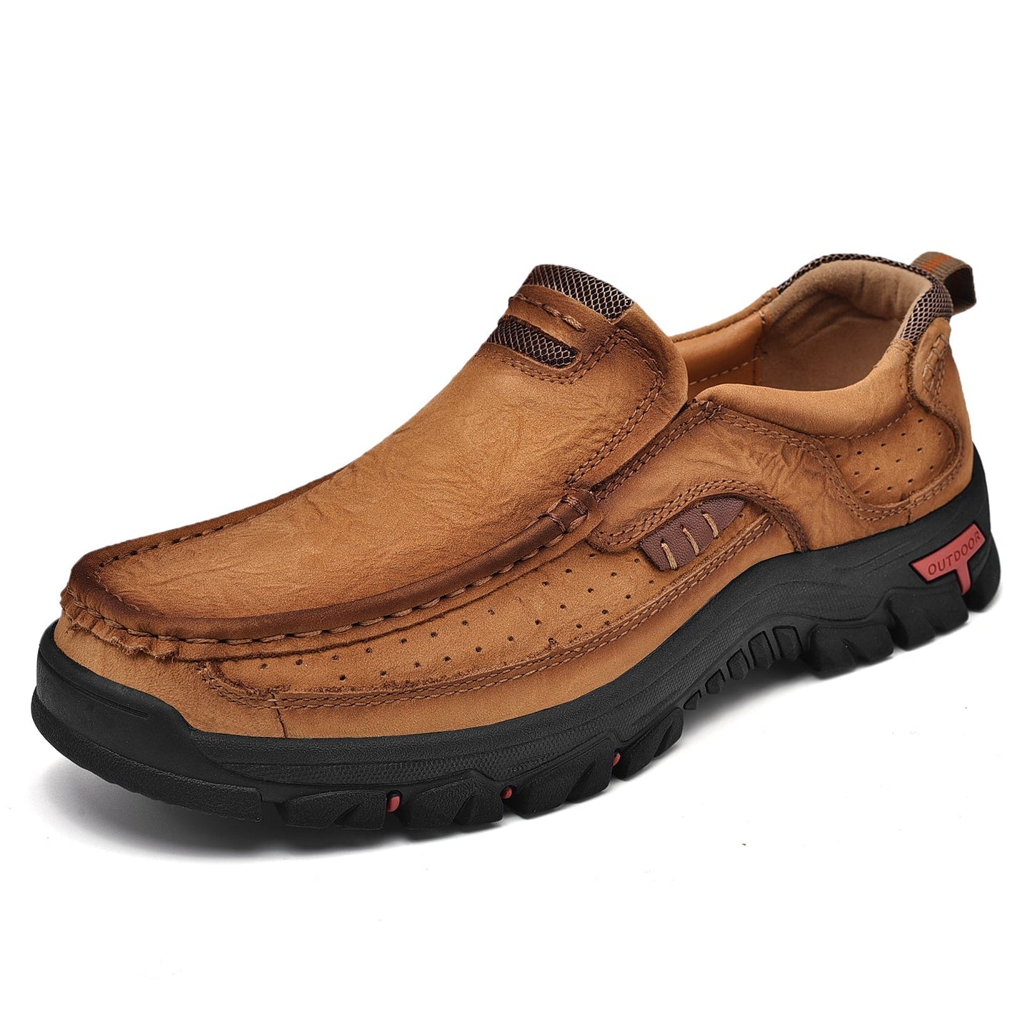 Orthopädische Herren-Slipper Mit Fußgewölbeunterstützung Und Rutschfester Sohle – Lederoptik