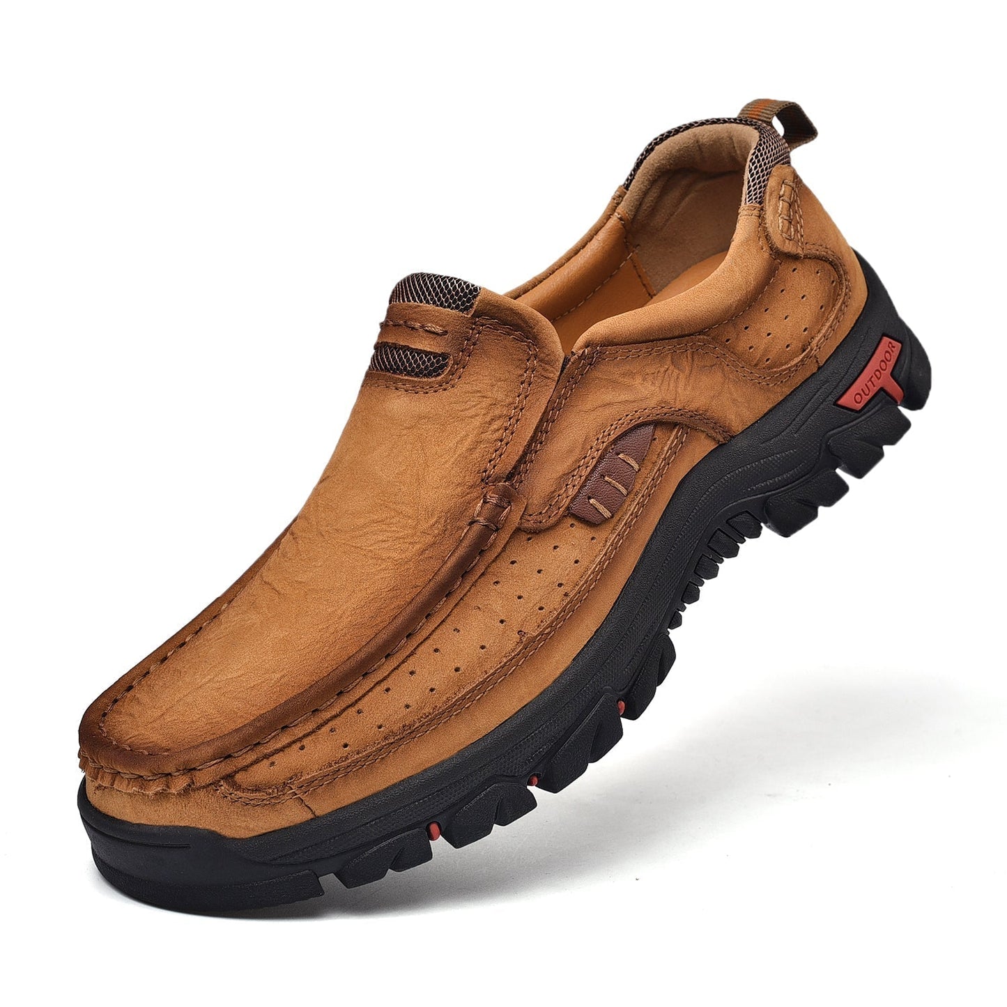 Orthopädische Herren-Slipper Mit Fußgewölbeunterstützung Und Rutschfester Sohle – Lederoptik