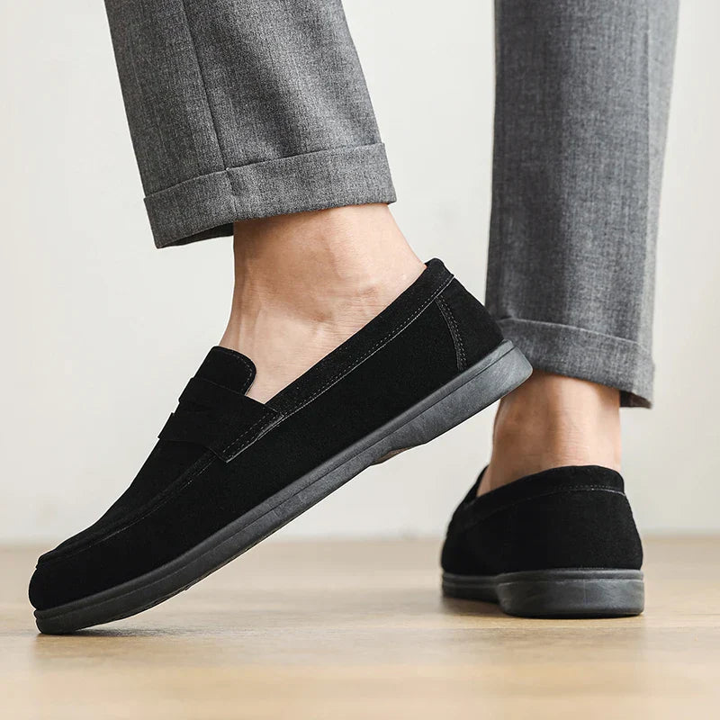 Herren Slipper mit Riemen Mattes Design Gepolsterte Innensohle