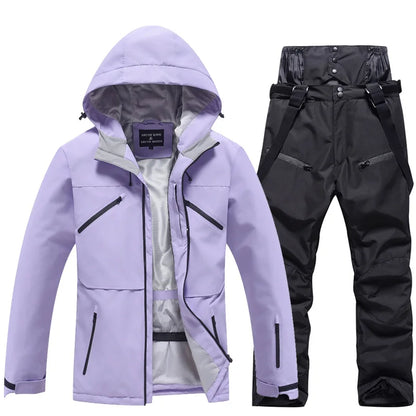 Damen Und Herren Winter Skianzug Atmungsaktive Snowboardjacke Und Hose Für Kaltes Wetter