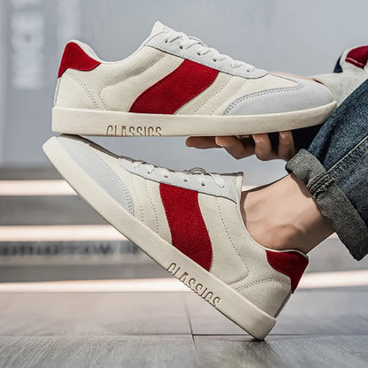 Herren Sneaker Aus Canvas Mit Seitenstreifen Und EVA-Sohle