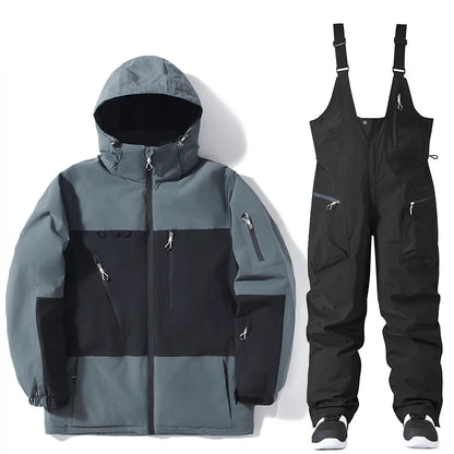 Winter Ski Suit Set for Men and Women - Ski Jackets and Pants