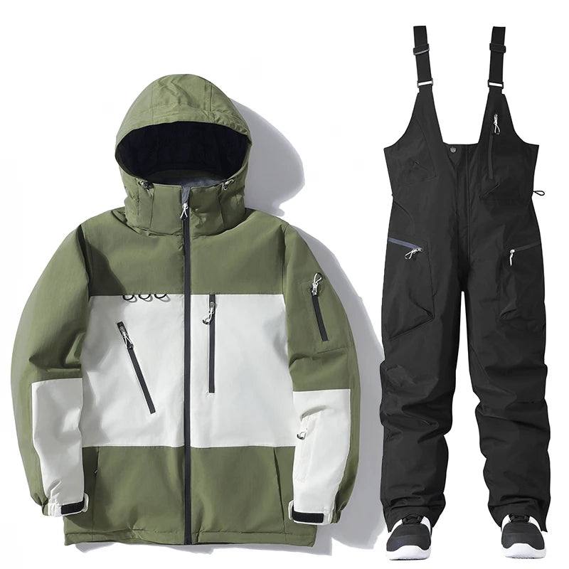 Winter Ski Suit Set for Men and Women - Ski Jackets and Pants