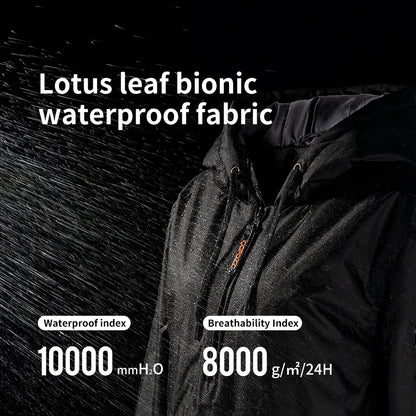 Winter Ski Overall for Men and Women Waterproof Snowboard Suit with Hood