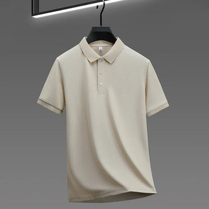 Men's Performance Polo Shirt Stretch Athletic Fit
