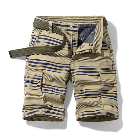 Herren Frühlings-Cargoshorts Mit Leichtem Design Und Mehreren Taschen
