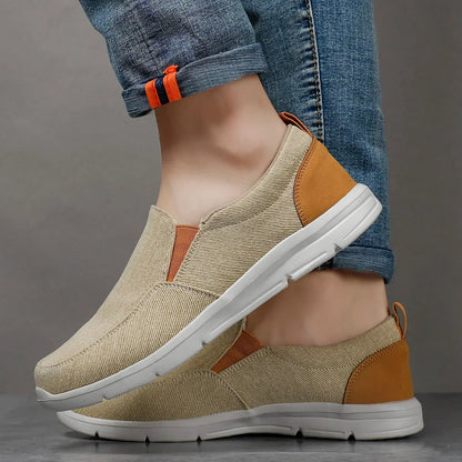 Herren Slip-On Sneaker mit Gepolsterter Sohle – Leichte Freizeitschuhe