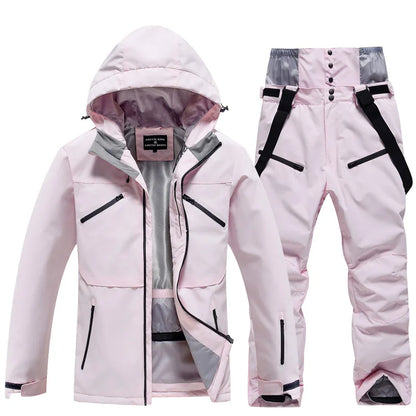 Damen Und Herren Winter Skianzug Atmungsaktive Snowboardjacke Und Hose Für Kaltes Wetter