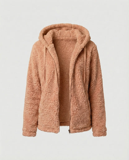 Lange Damen-Fleecejacke als vielseitige Begleiterin für den Alltag