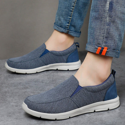 Herren Slip-On Sneaker mit Gepolsterter Sohle – Leichte Freizeitschuhe