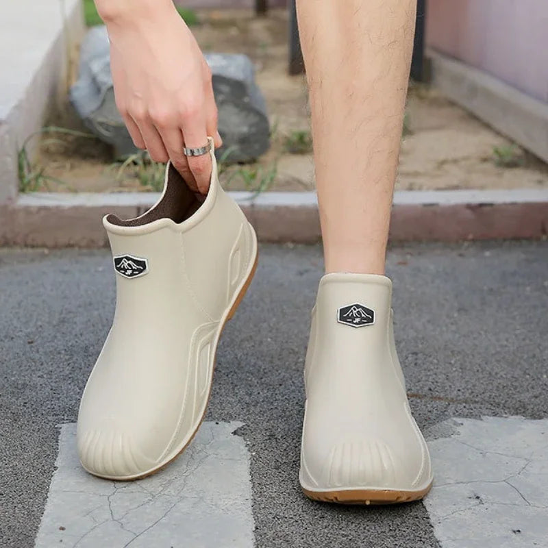 Women's Slip-On Deck Boots Waterproof Non-Slip Sole