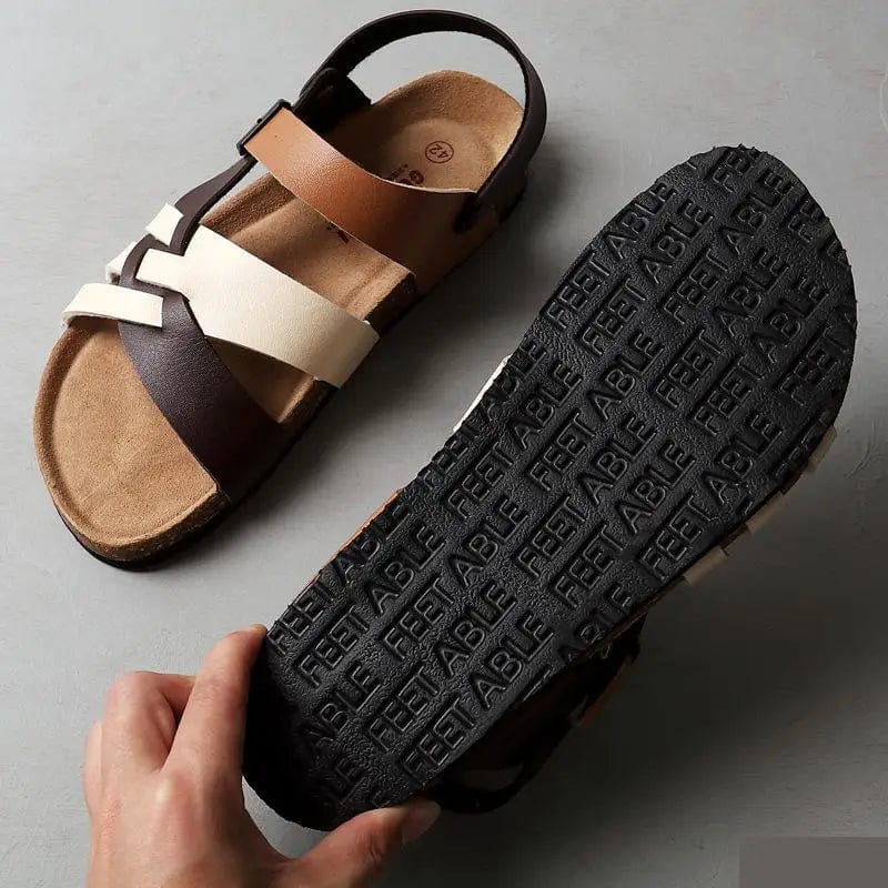Damen-Sommersandalen Mit Verstellbarem Schnallenriemen, Offener Zehenpartie Und Gepolsterter Sohle