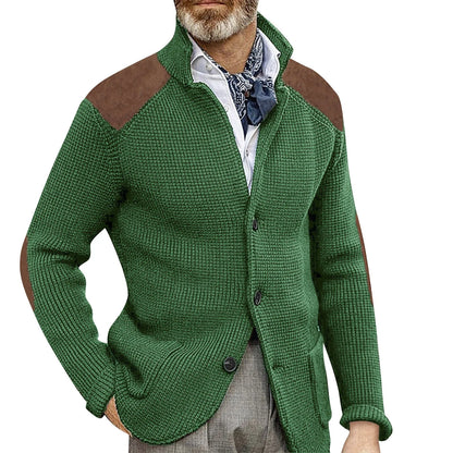 Herren Strickjacke Aus Weichem Strick