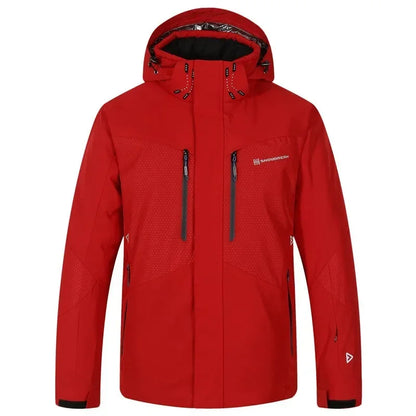 Herren Winter Skianzug Wasserdichte Schneejacke Mit Kapuze Und Weiten Hosen