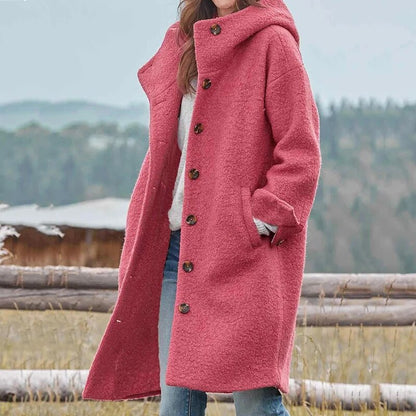 Warmer Wintermantel Mit Langem Schnitt