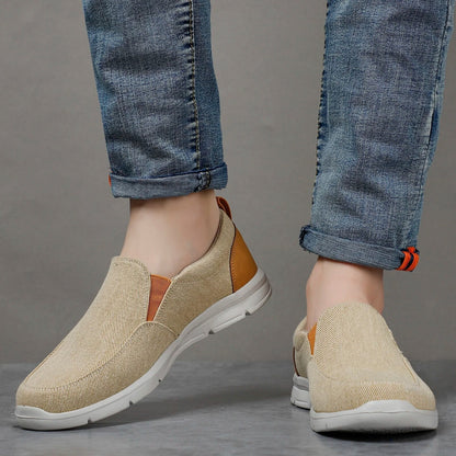 Herren Slip-On Sneaker mit Gepolsterter Sohle – Leichte Freizeitschuhe