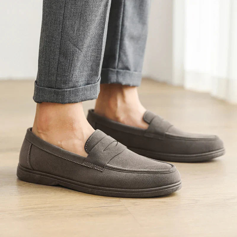 Herren Slipper mit Riemen Mattes Design Gepolsterte Innensohle