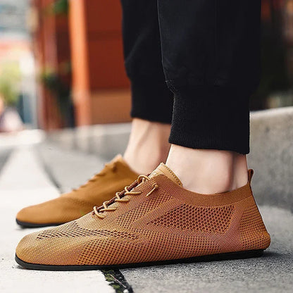 Herren Mesh Sneaker – Atmungsaktiv Leichtes Schnürdesign