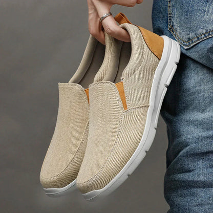 Herren Slip-On Sneaker mit Gepolsterter Sohle – Leichte Freizeitschuhe