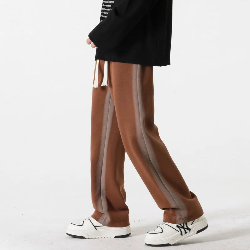 Herren-Sweatpants mit lockerem Schnitt und Kordelzugbund