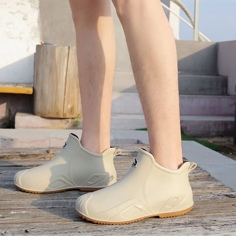 Women's Slip-On Deck Boots Waterproof Non-Slip Sole