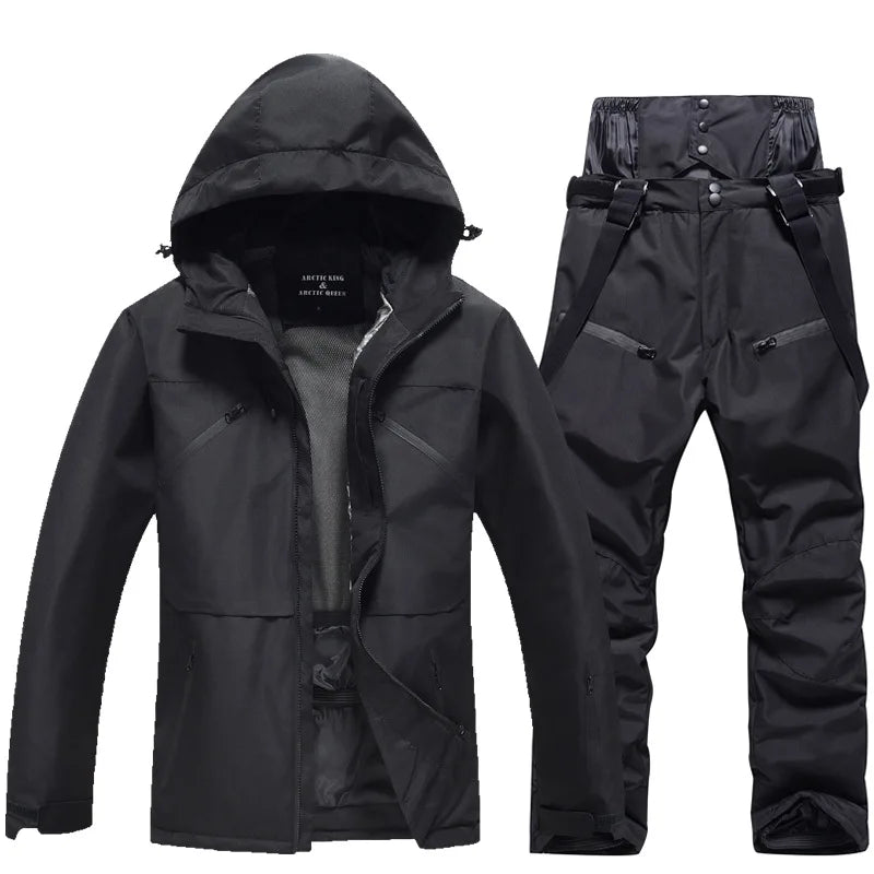 Damen Und Herren Winter Skianzug Atmungsaktive Snowboardjacke Und Hose Für Kaltes Wetter