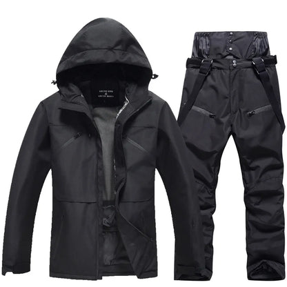 Damen Und Herren Winter Skianzug Atmungsaktive Snowboardjacke Und Hose Für Kaltes Wetter