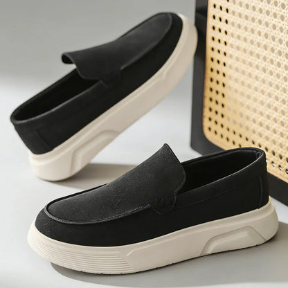 Men's Loafers with Orthopedic, Padded Footbed and Shock-Absorbing Sole