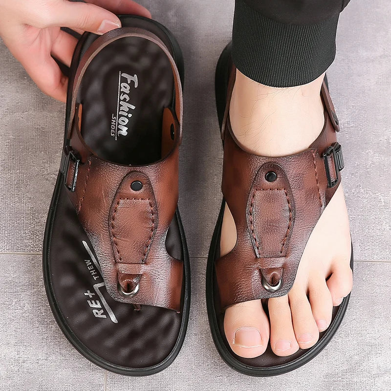 Herren-Sandalen „Beach Bree“ Mit Verstellbarem Riemen, Lässiges Sommeroutfit