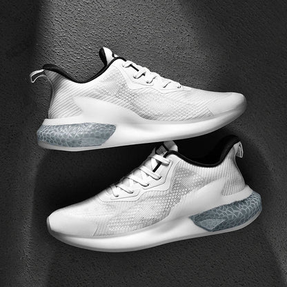 Men's Running Shoes Made of Breathable Mesh with Cushioned Sole and Lightweight Design