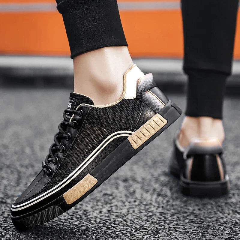 Herren Mesh Sneaker – Atmungsaktiv Schnürdesign