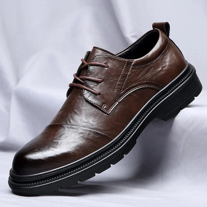 Men's Shoes Formal Shiny Upper Profile Sole