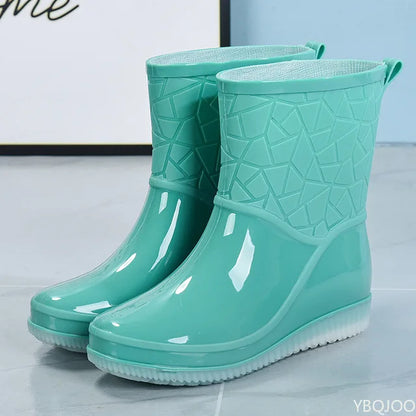 Damen Regenstiefel Kurz Wasserdicht
