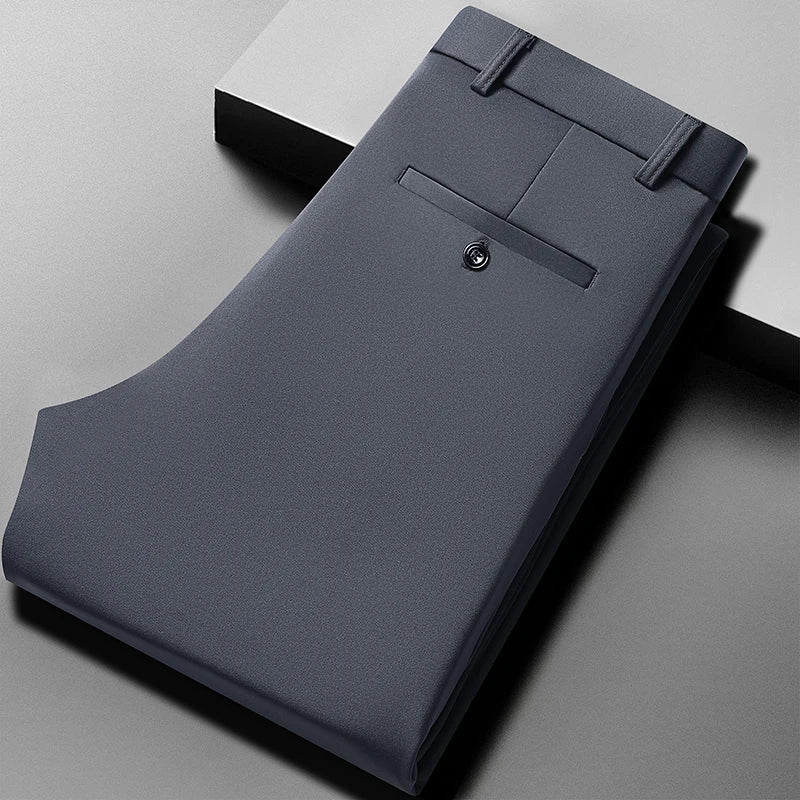 Herren-Stretchhose mit elastischem Bund und taillierter Passform