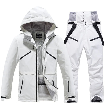 Damen Und Herren Winter Skianzug Atmungsaktive Snowboardjacke Und Hose Für Kaltes Wetter