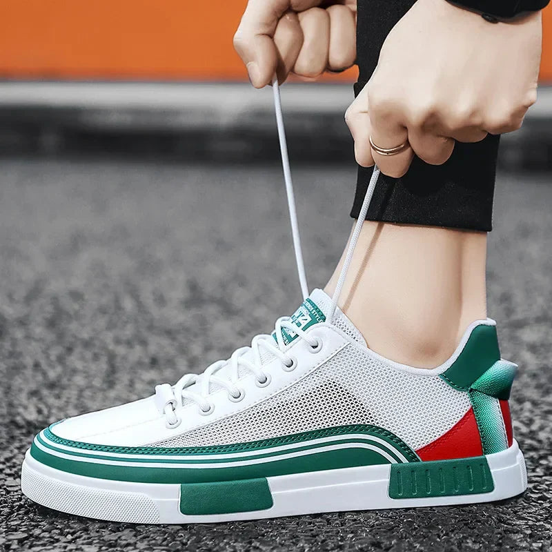 Herren Mesh Sneaker – Atmungsaktiv Schnürdesign