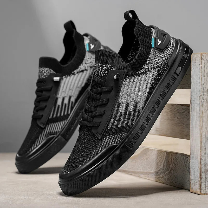 Herren-Stricksneaker mit Zweiton-Design und EVA-Innensohle